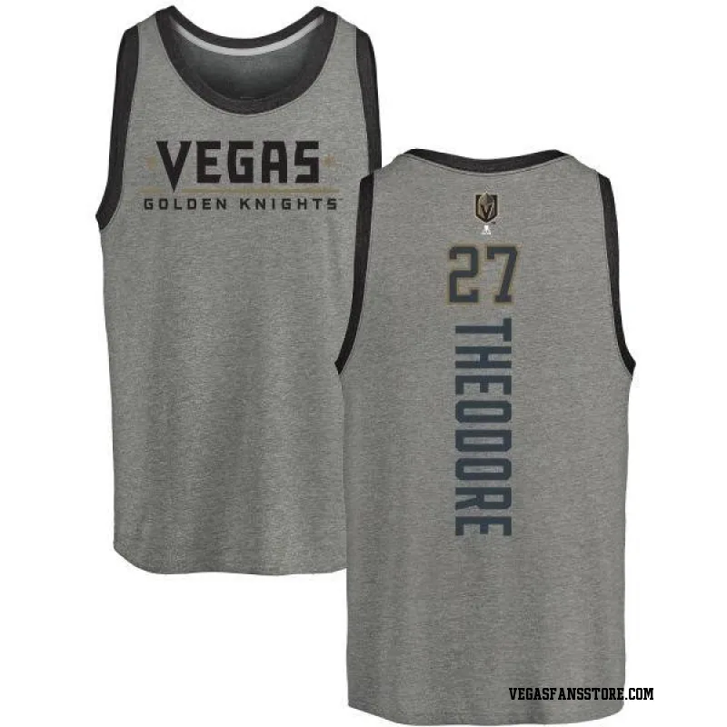 Vegas Golden Knights #27 Shea Theodore Gold Limited T-Shirt Black